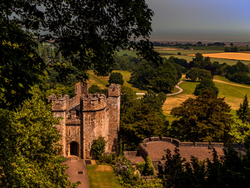 Dunster,Castle,Stately,Home,Somerset,England,Uk